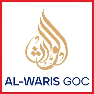 About Al Waris Goc a logo with a red border